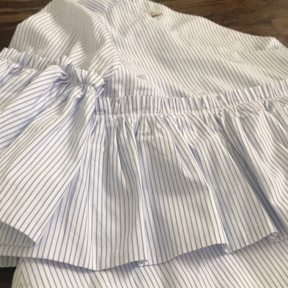 ZARA Trafaluc striped asymmetric top - Picture 3 of 6